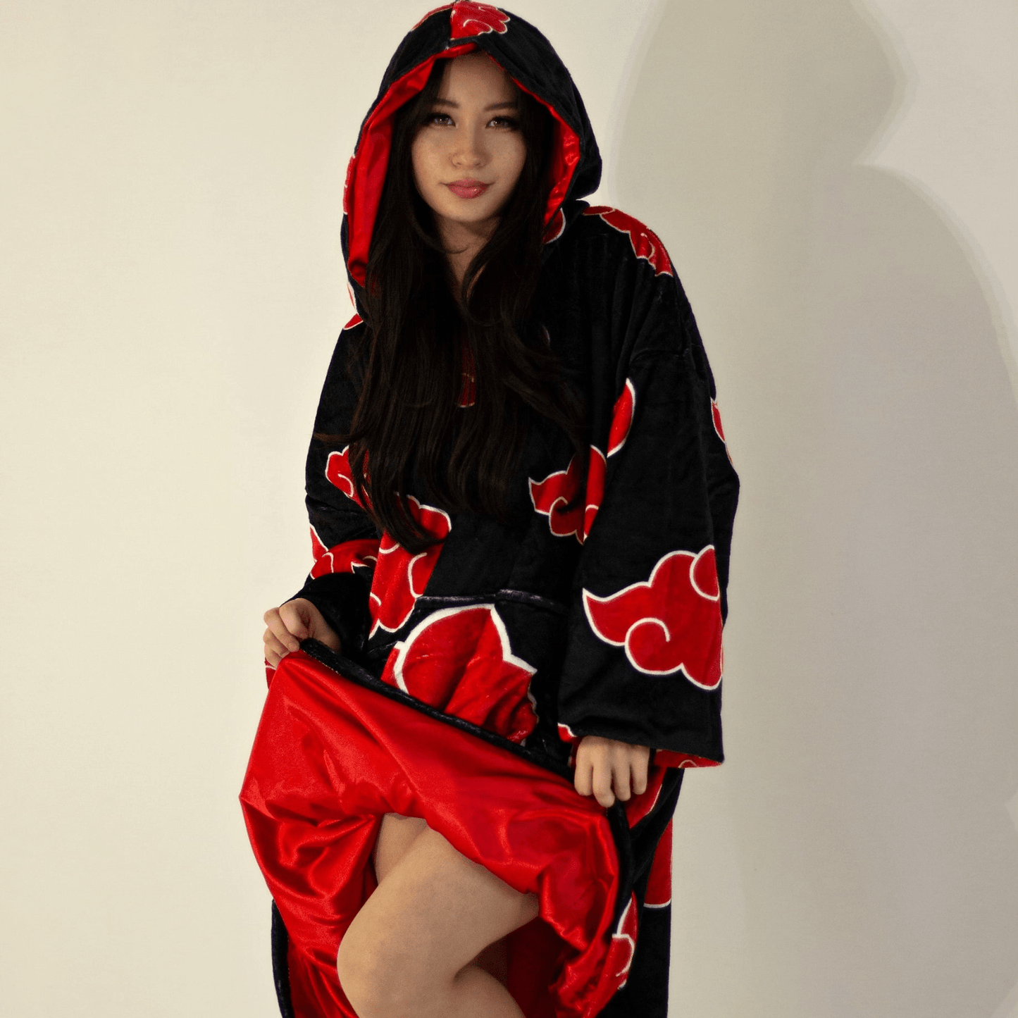 Akatsuki Blanket Hoodie - Naruto - craftedbykaiyo