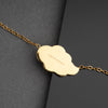 Akatsuki Cloud Bracelet + Necklace Set - Naruto - 18K Gold Plated