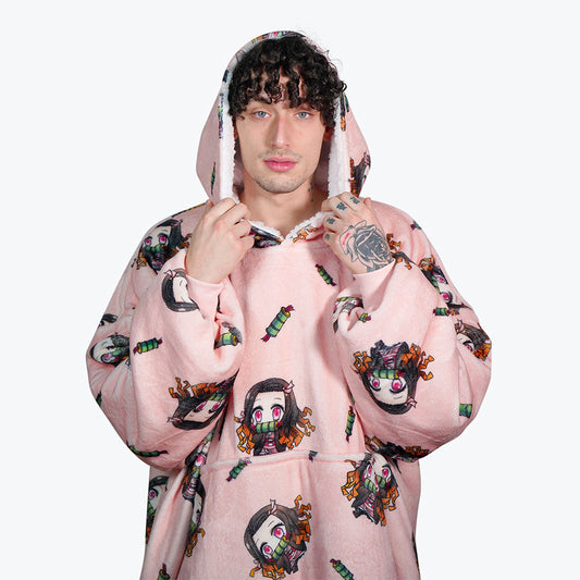 Nezuko Blanket Hoodie - Demon Slayer