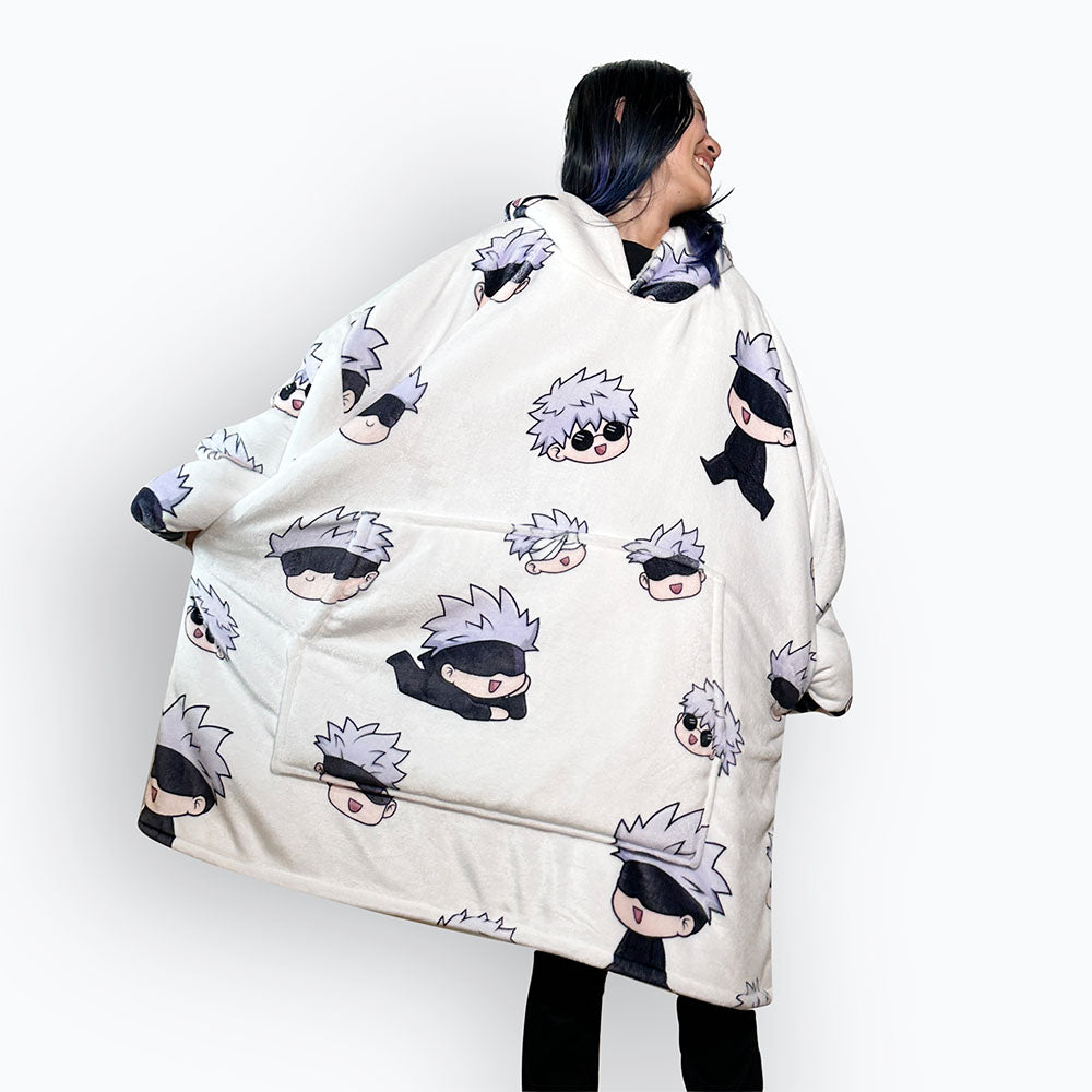 Satoru Gojo Blanket Hoodie - JJK