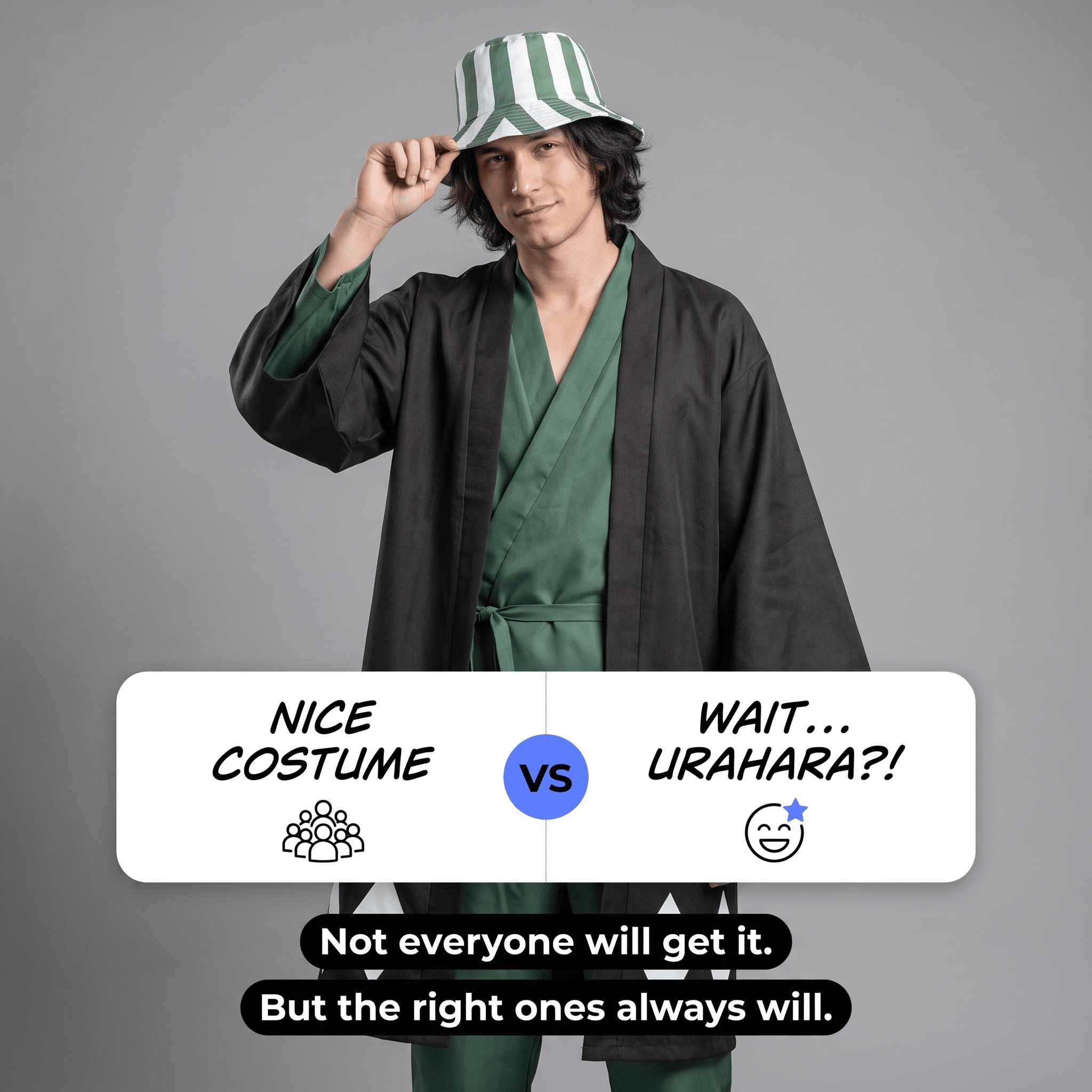 Urahara Robes Cosplay - Bleach - craftedbykaiyo