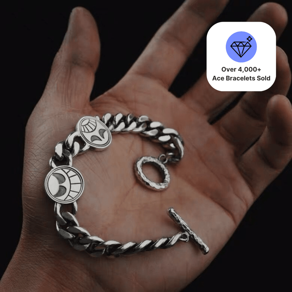 Ace Bracelet - Silver - One Piece - craftedbykaiyo