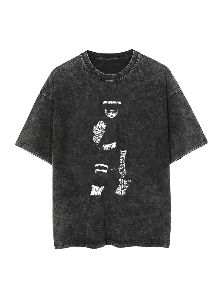 ROCK LEE VINTAGE OVERSIZE TEE - craftedbykaiyo