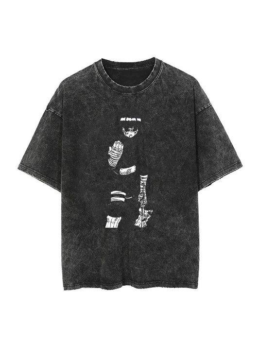 ROCK LEE VINTAGE OVERSIZE TEE - craftedbykaiyo