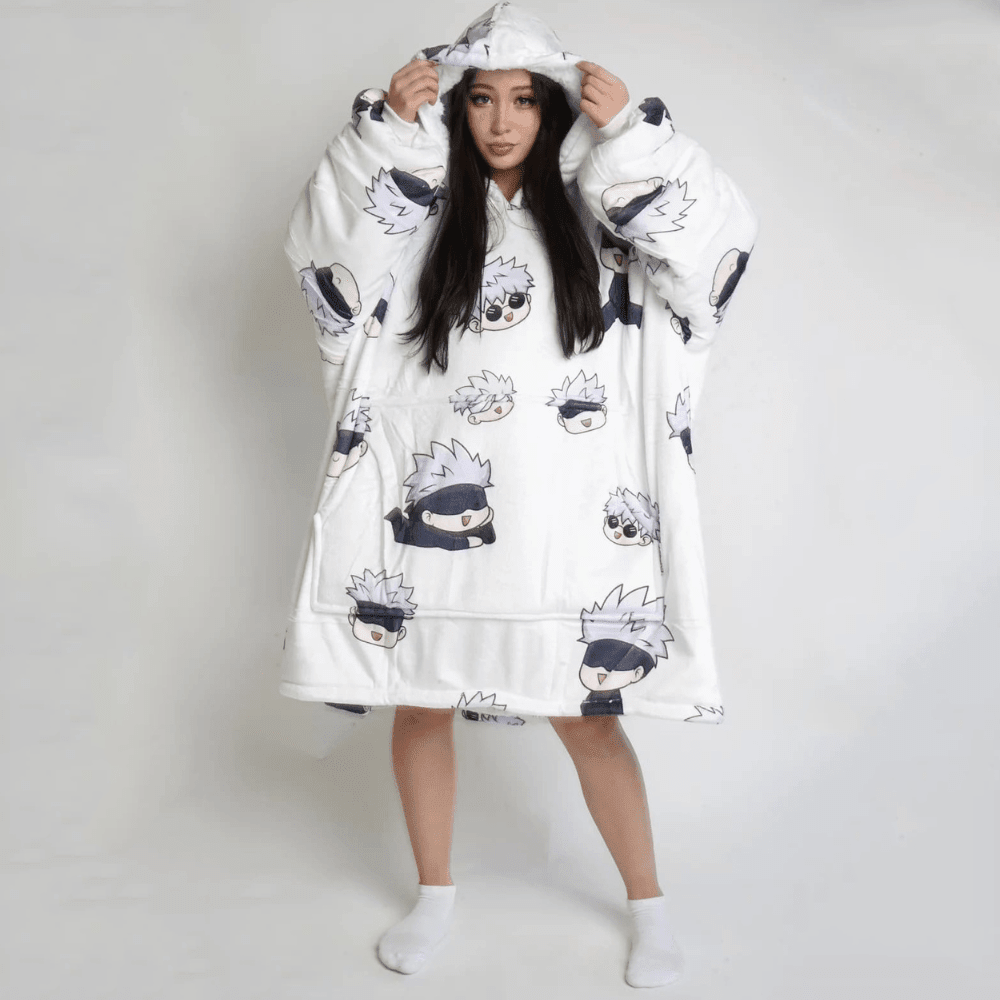 Anime Blanket Hoodies - VALENTINES SALE - craftedbykaiyo