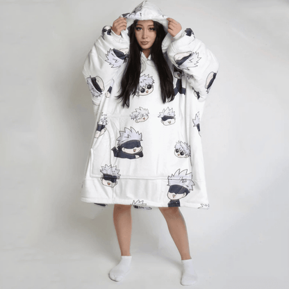 Anime Blanket Hoodies - VALENTINES SALE - craftedbykaiyo
