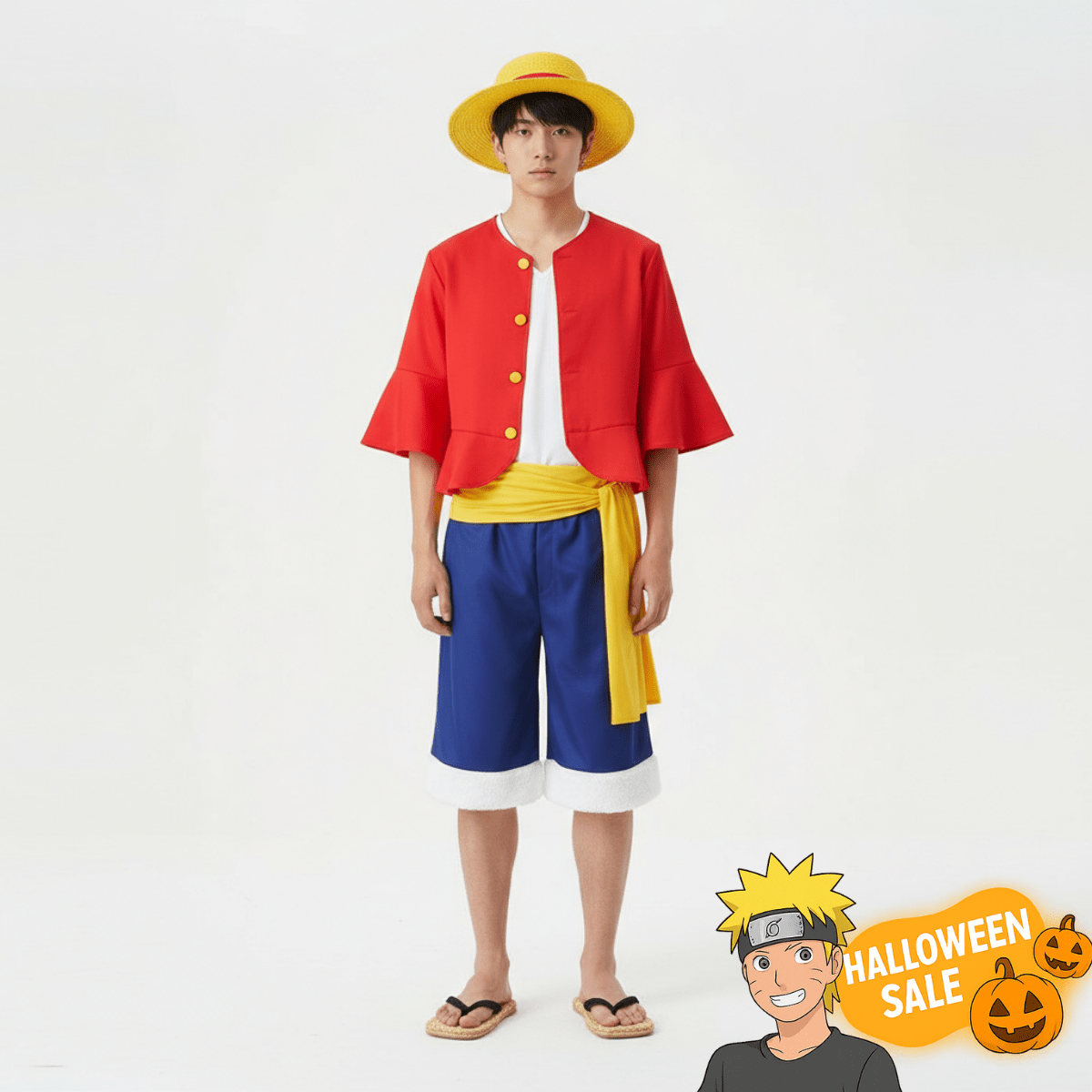 Luffy Costume - One Piece - craftedbykaiyo