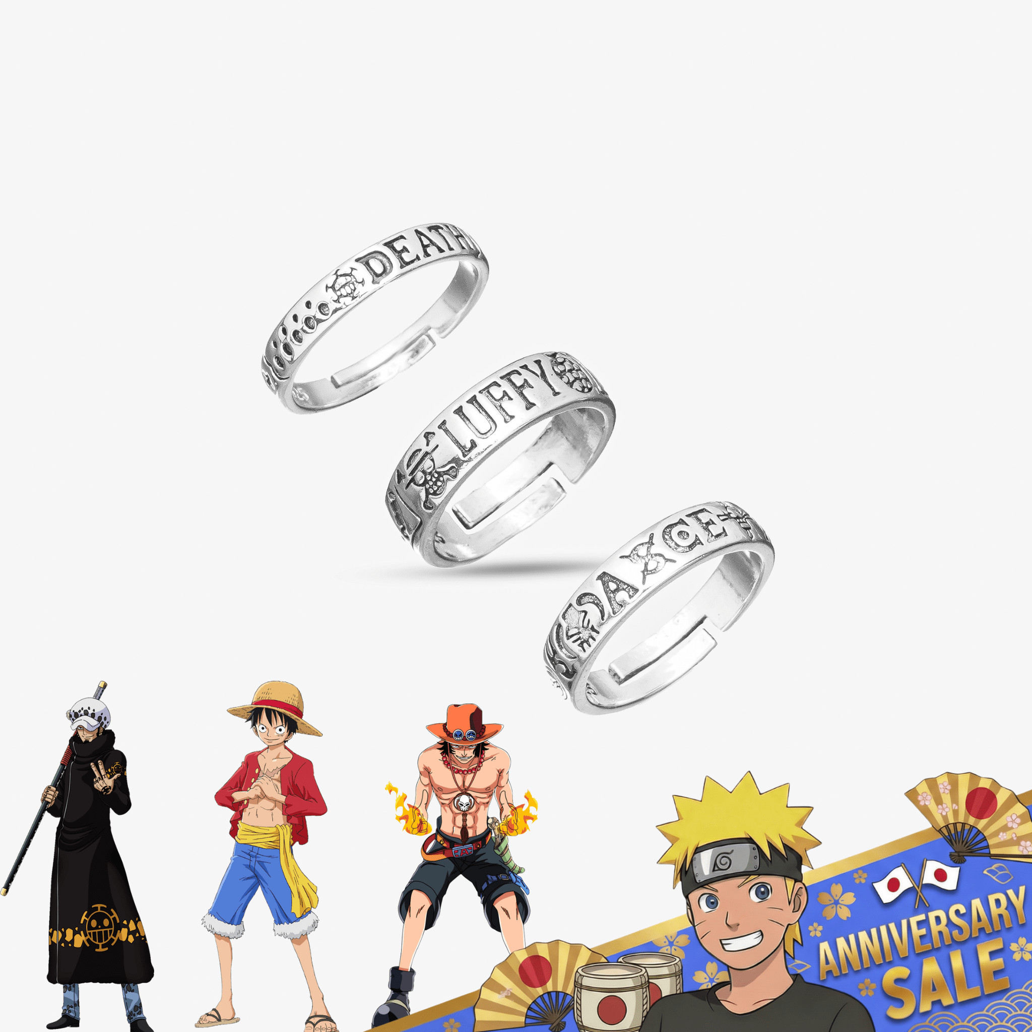 One Piece Ring's - One Piece – craftedbykaiyo One Piece Ring's - One Piece – craftedbykaiyo