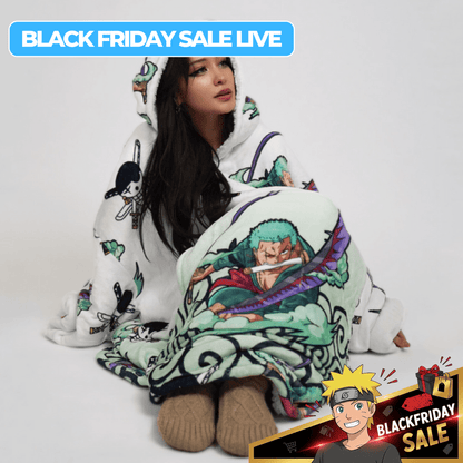 Pirate Hunter Blanket Hoodie - OP - craftedbykaiyo