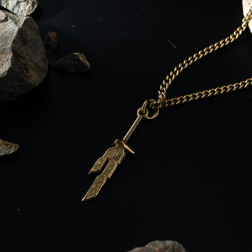 JJK - Inverted Spear of Heaven Necklace (Toji) - craftedbykaiyo