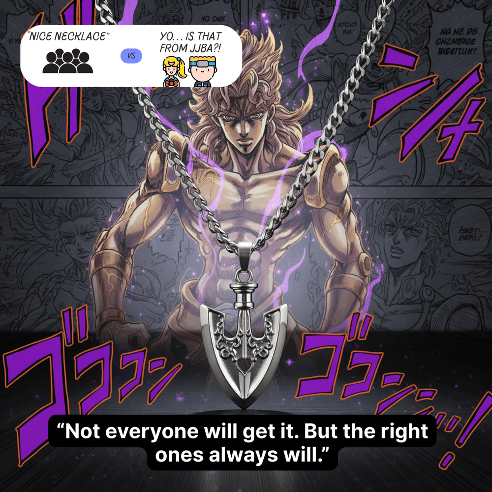 JJBA - Silver Requiem Arrow Necklace - craftedbykaiyo