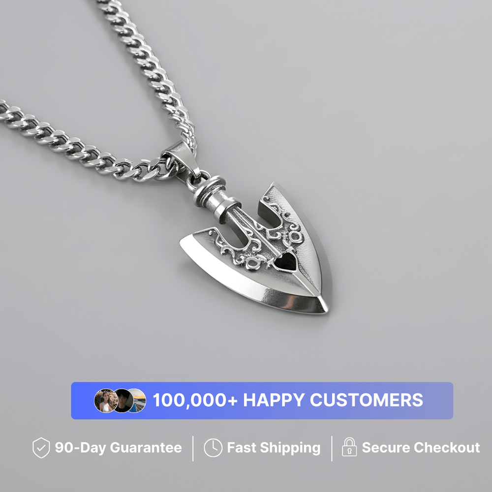 JJBA - Silver Requiem Arrow Necklace - craftedbykaiyo