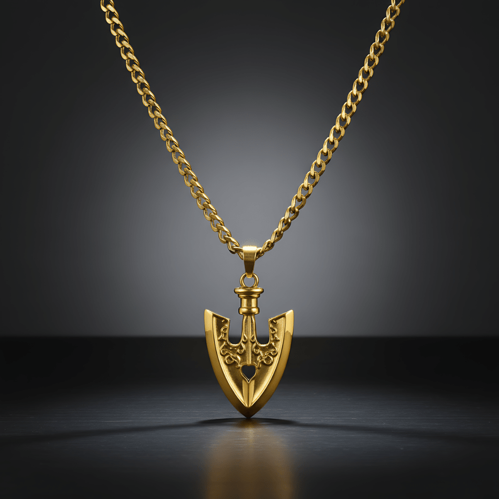 JJBA - Silver Requiem Arrow Necklace - craftedbykaiyo