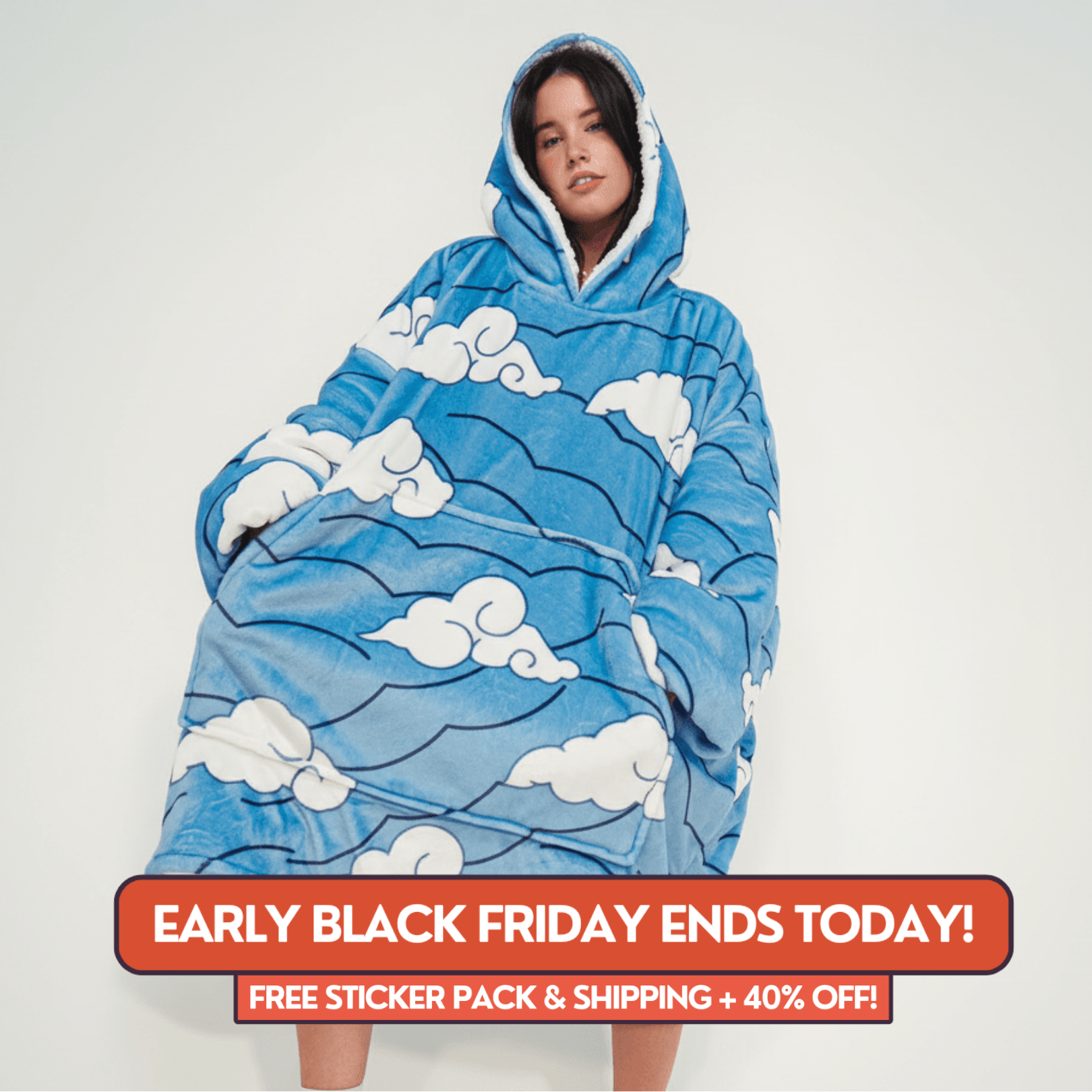 Water Hashira Blanket Hoodie - Demon Slayer - craftedbykaiyo