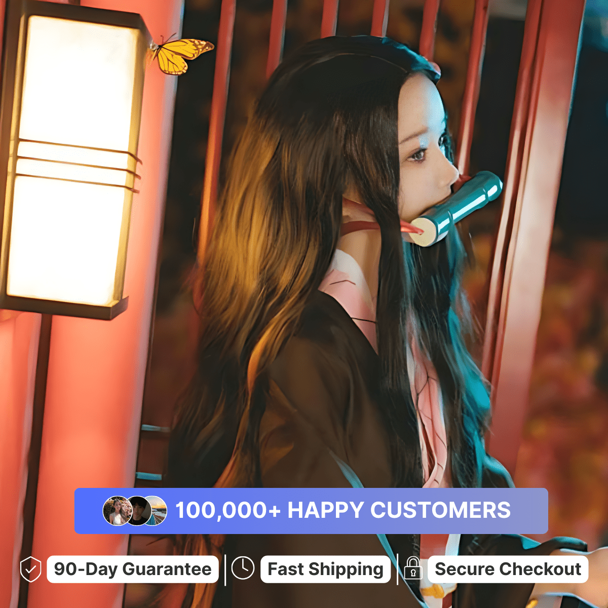Nezuko Costume - Demon slayer - craftedbykaiyo