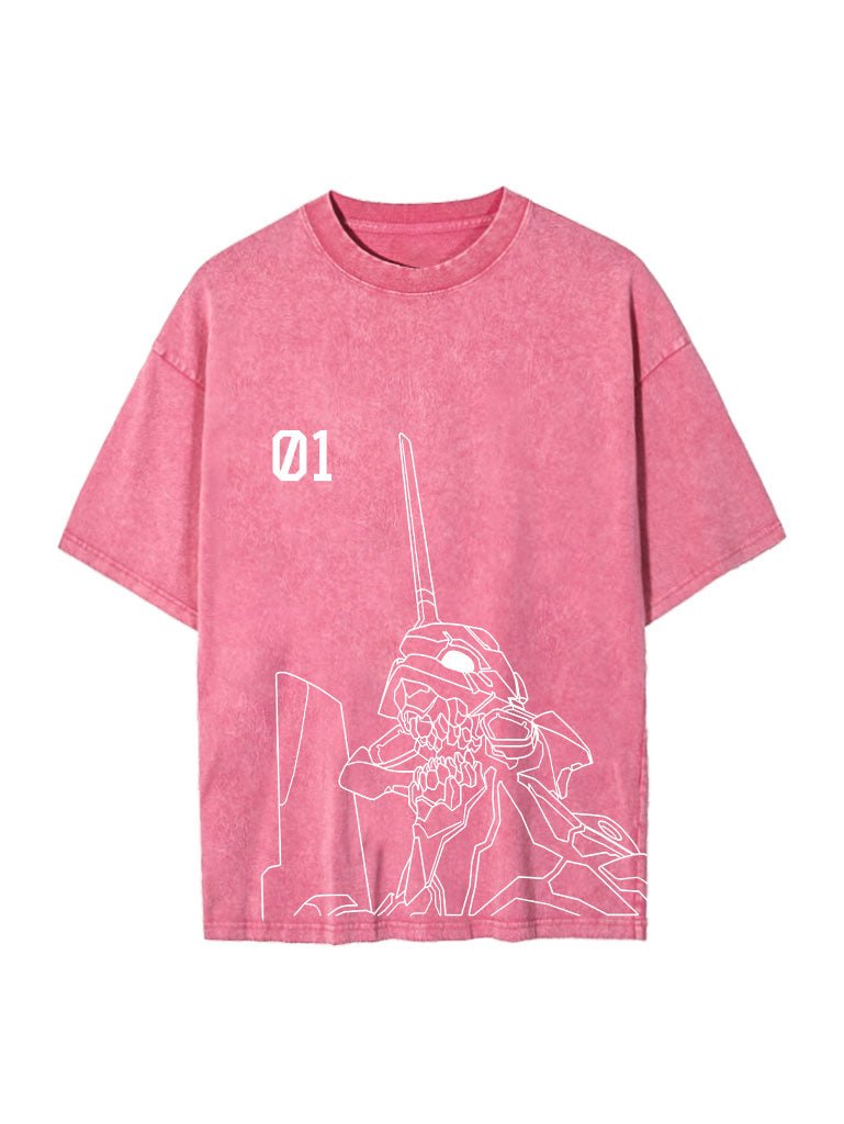 EVANGELION VINTAGE TEE - craftedbykaiyo