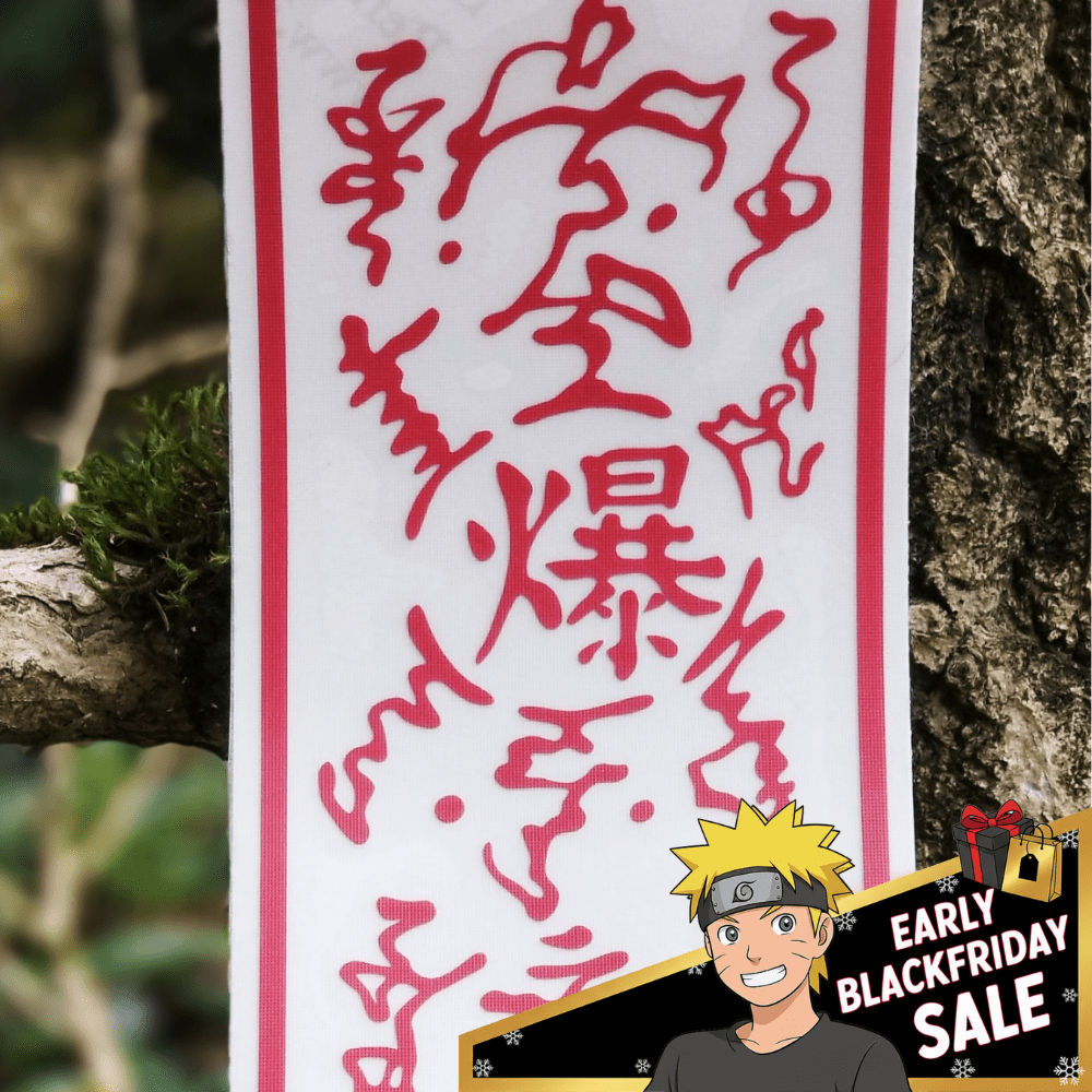 Explosive Tags - Naruto (Reflective) - craftedbykaiyo