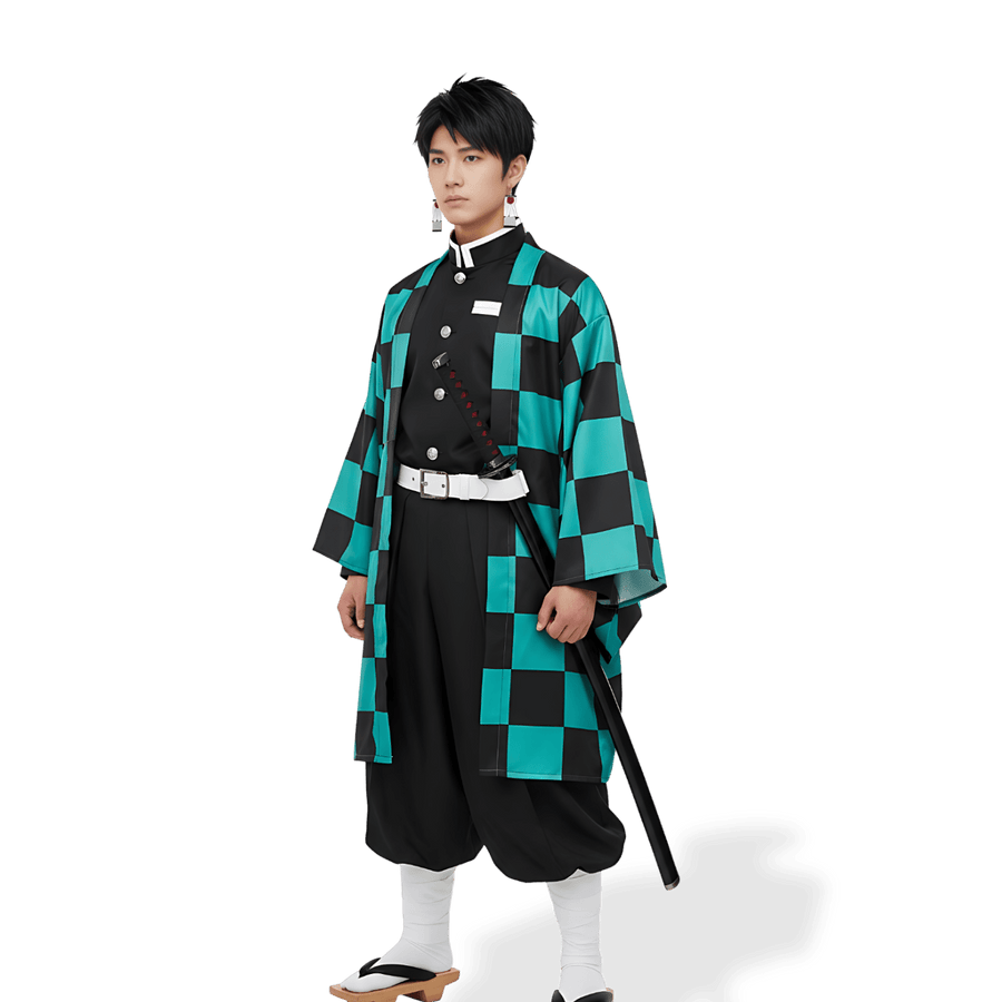 Tanjiro Cosplay - Demon Slayer - craftedbykaiyo