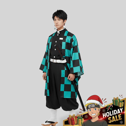 Tanjiro Cosplay - Demon Slayer - craftedbykaiyo