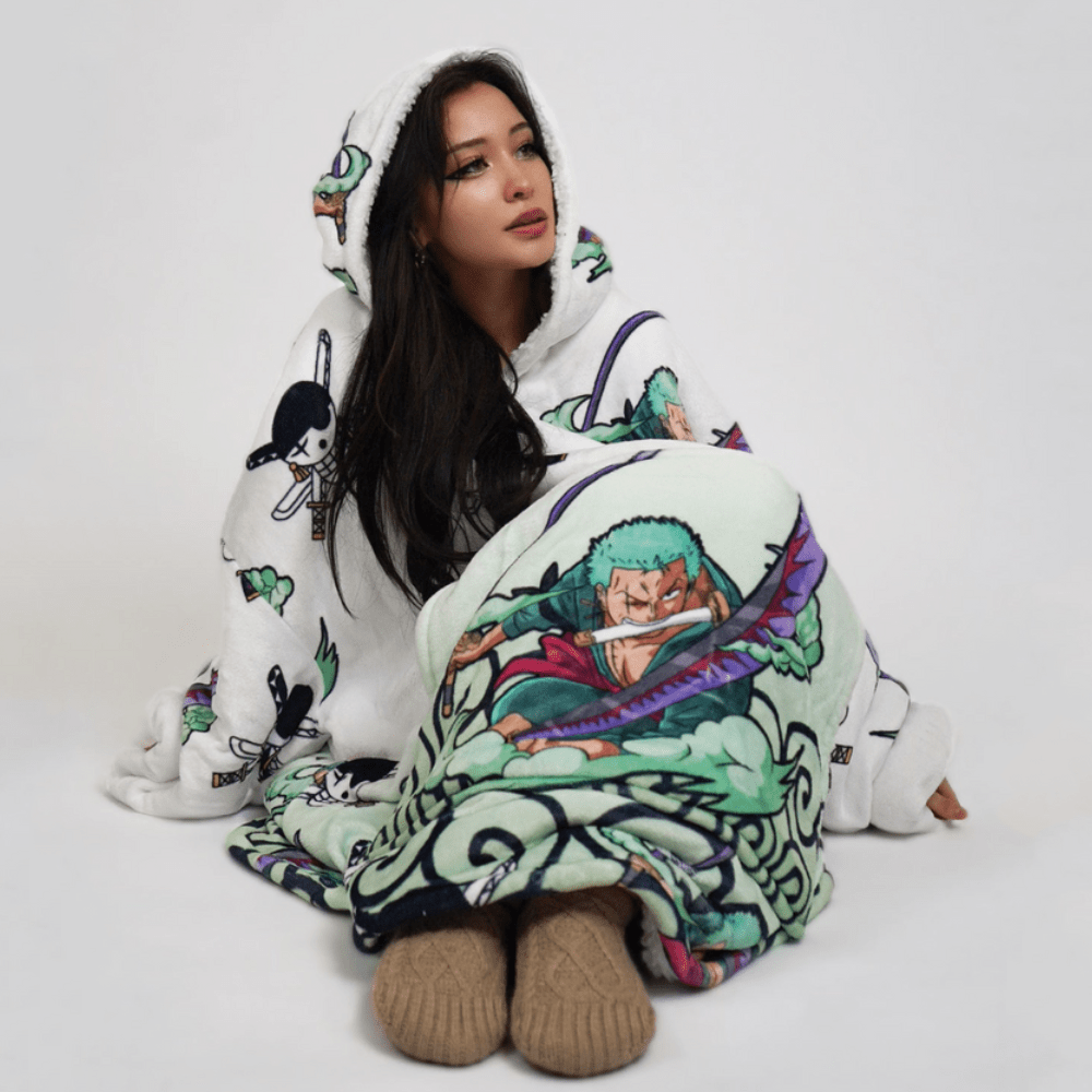 Anime Blanket Hoodies - VALENTINES SALE - craftedbykaiyo