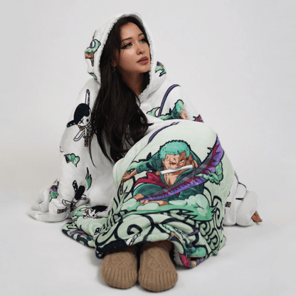 Anime Blanket Hoodies - VALENTINES SALE - craftedbykaiyo