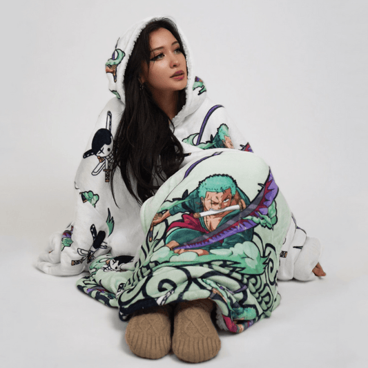 Anime Blanket Hoodies - VALENTINES SALE - craftedbykaiyo