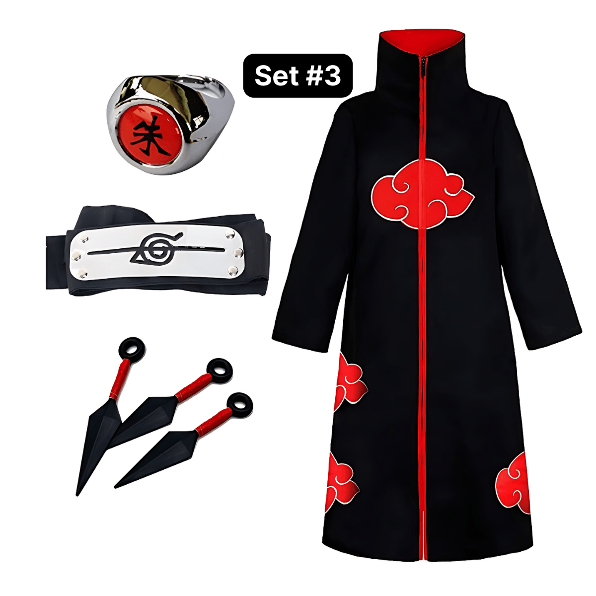 Akatsuki Net Robe Akatsuki Robes Cosplay - Naruto – craftedbykaiyo