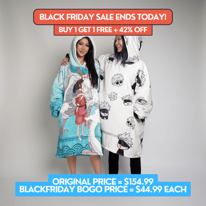 Haku Blanket Hoodie - Spirited Away - craftedbykaiyo