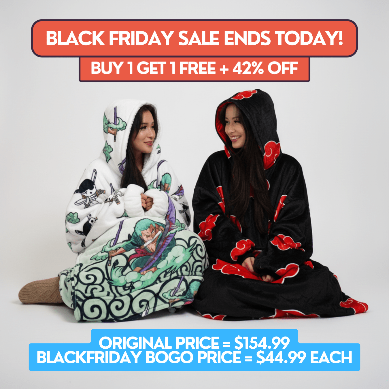 Pirate Hunter Blanket Hoodie - OP - craftedbykaiyo