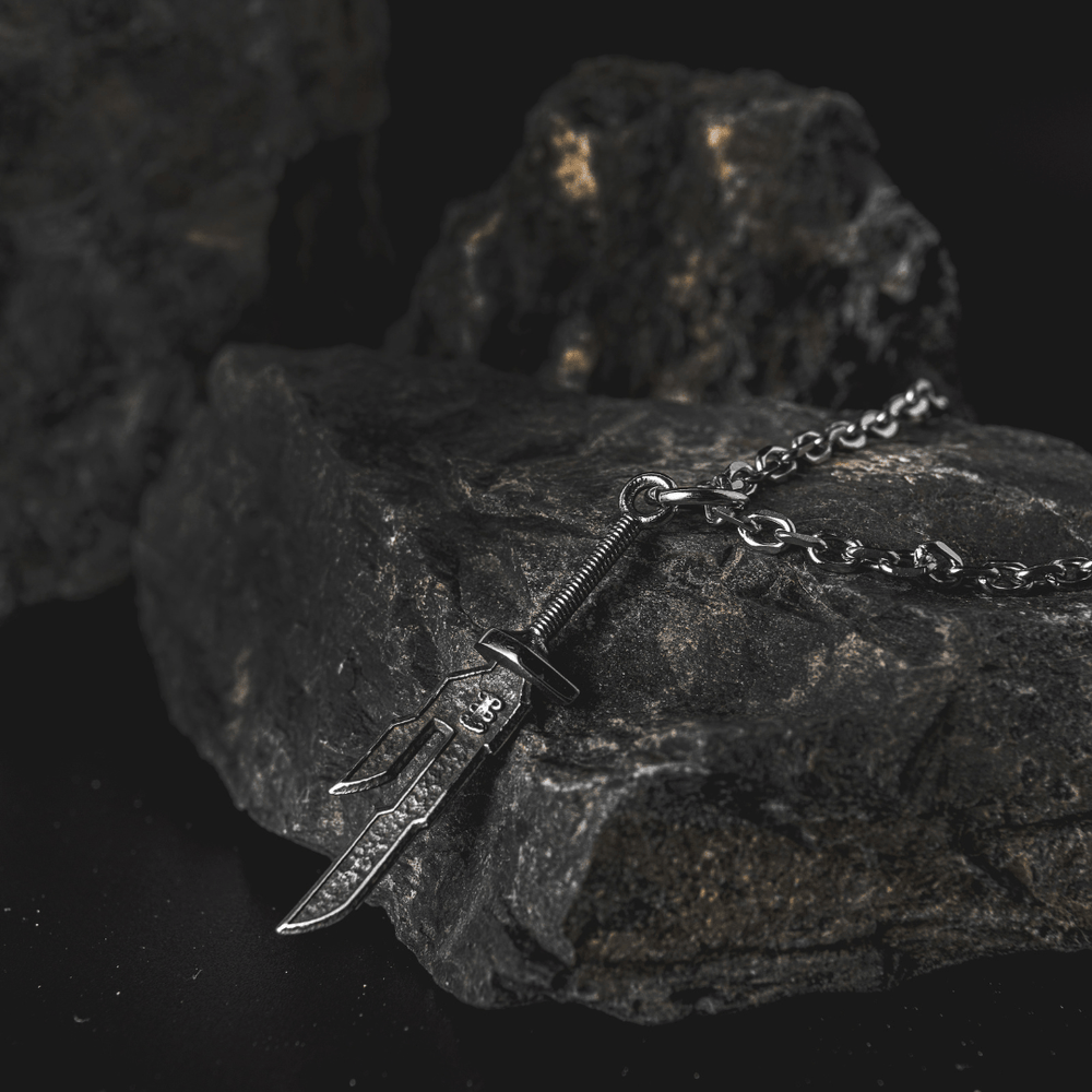 JJK - Inverted Spear of Heaven Necklace (Toji) - craftedbykaiyo