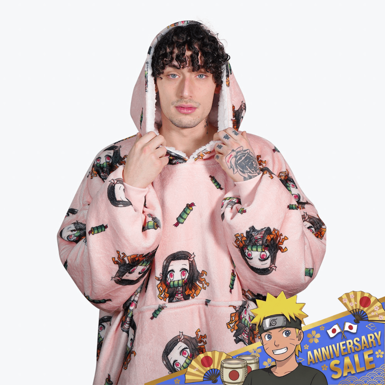 Anime Blanket Hoodies - VALENTINES SALE - craftedbykaiyo