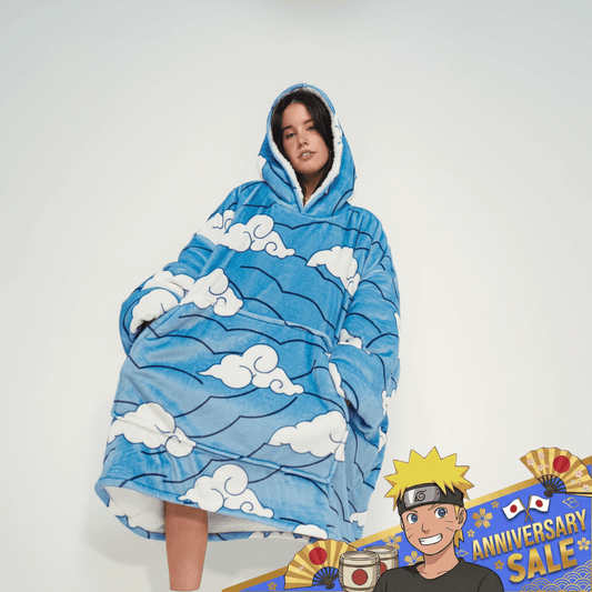 Water Hashira Blanket Hoodie - Demon Slayer - craftedbykaiyo