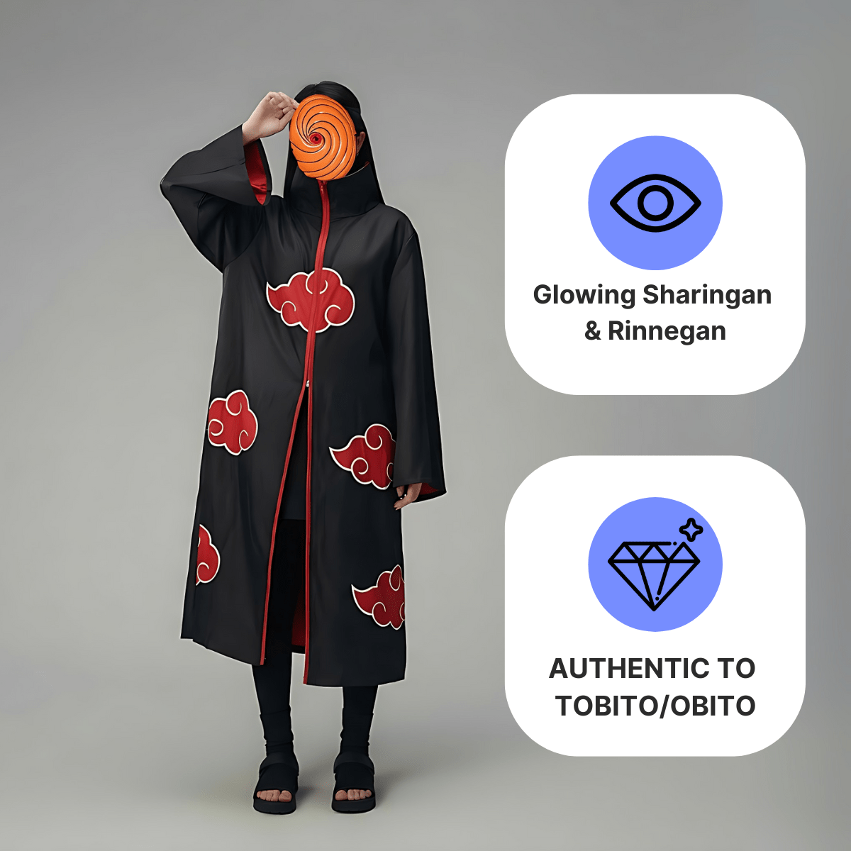 Obito's Mask - Costume - craftedbykaiyo