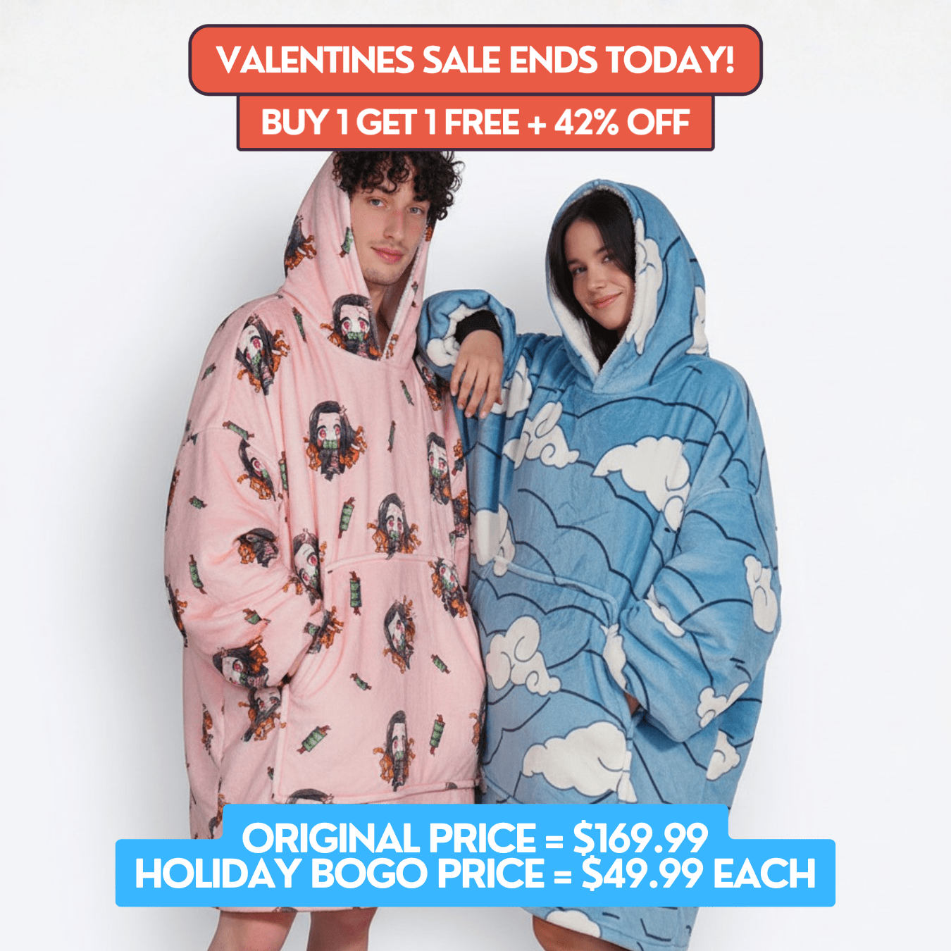 Water Hashira Blanket Hoodie - Demon Slayer - craftedbykaiyo