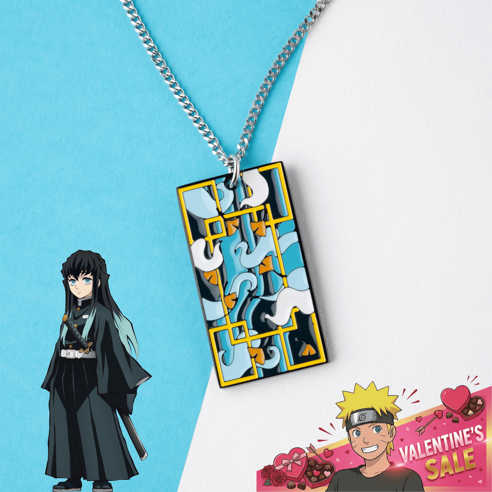 Hashira Pendant - Demon Slayer - craftedbykaiyo