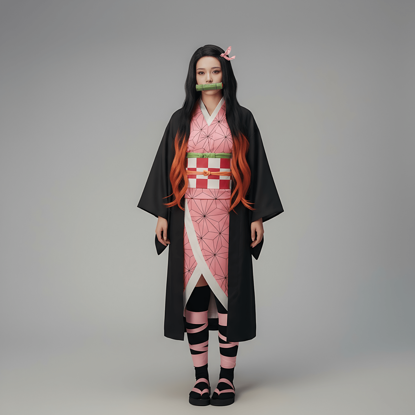 Nezuko Cosplay - Demon slayer - craftedbykaiyo
