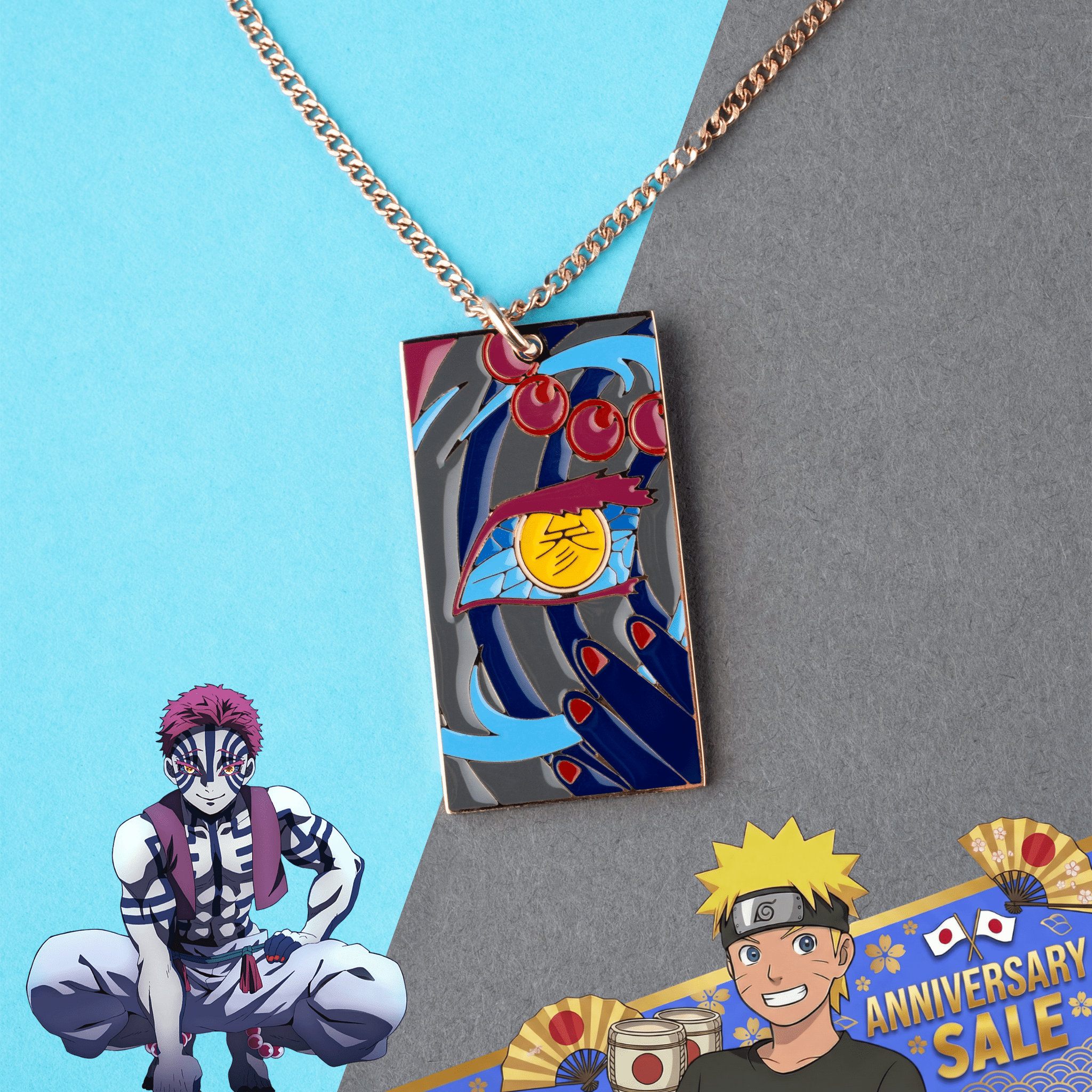 UpperMoon Pendant - Demon Slayer - craftedbykaiyo