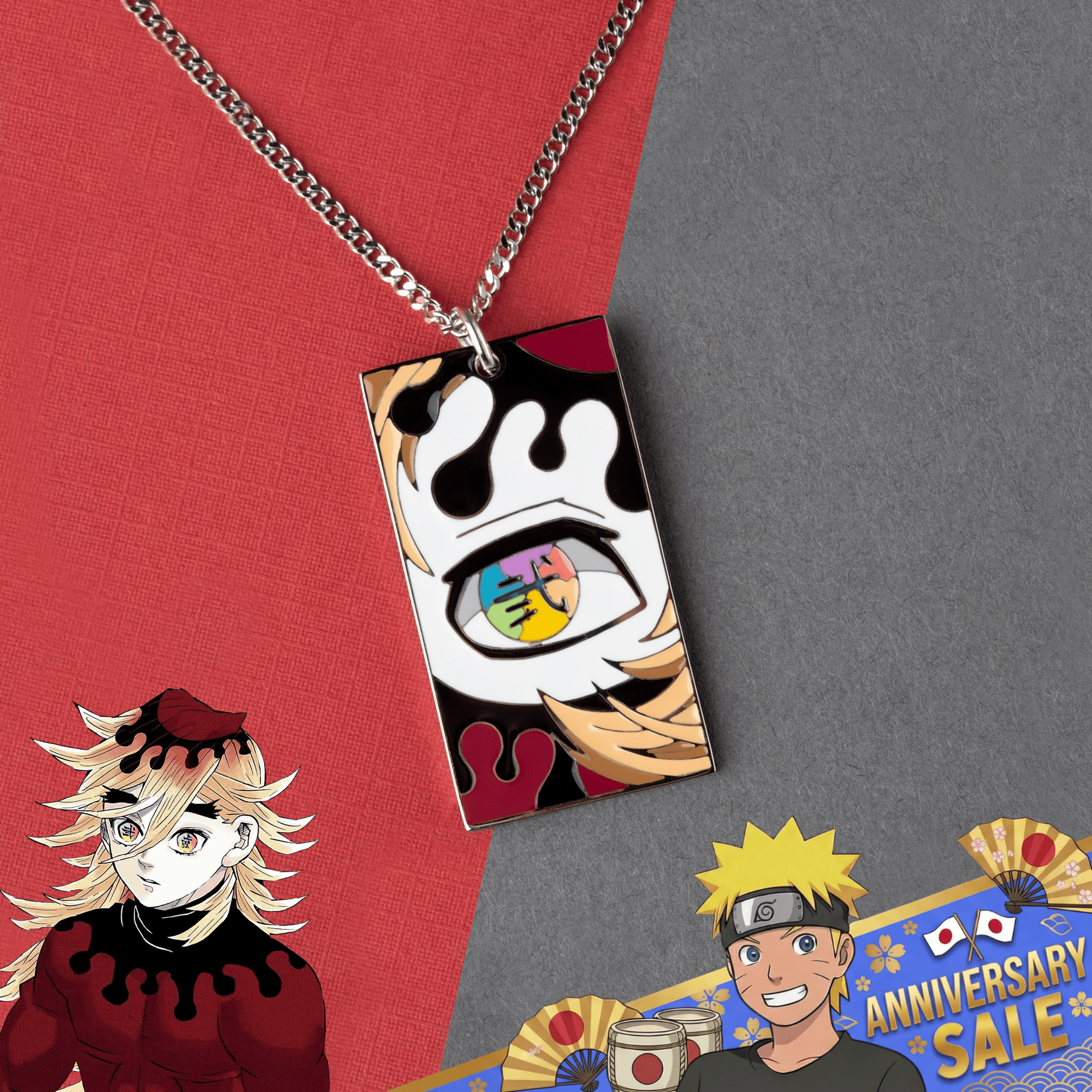 UpperMoon Pendant - Demon Slayer - craftedbykaiyo