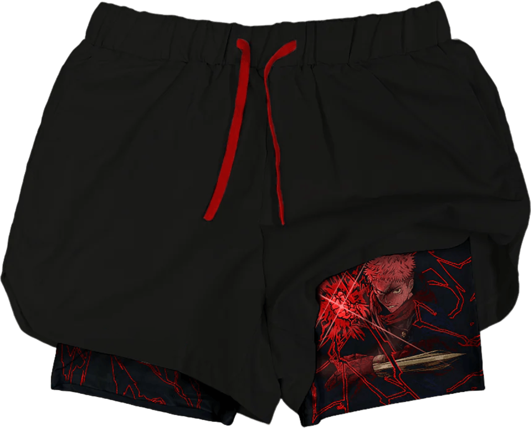 Black Flash Performance Shorts - craftedbykaiyo