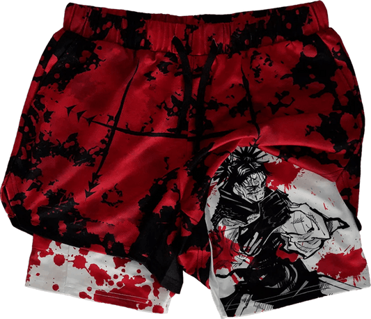 Blood Warrior Performance Shorts - craftedbykaiyo