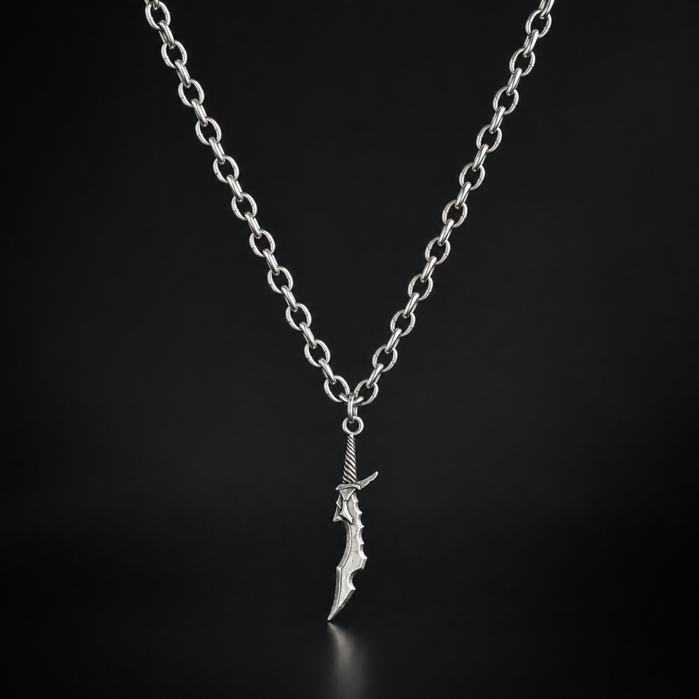 Sung Jin-Woo's Dagger - Solo Leveling Necklace
