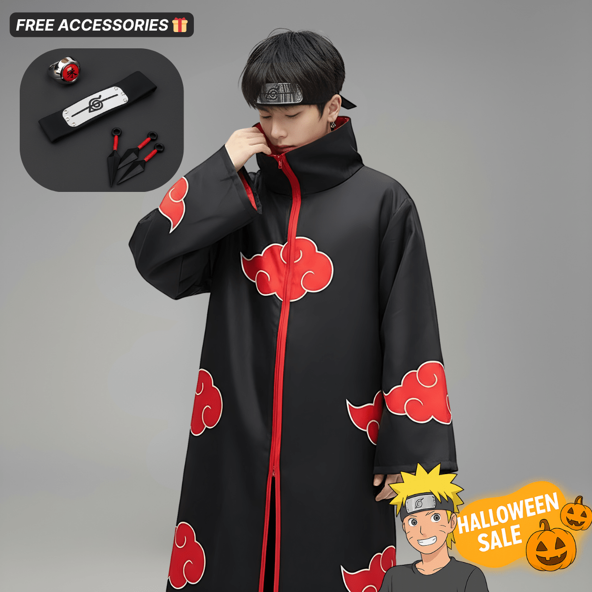 The Akatsuki Clan Robe Costume - Naruto - craftedbykaiyo