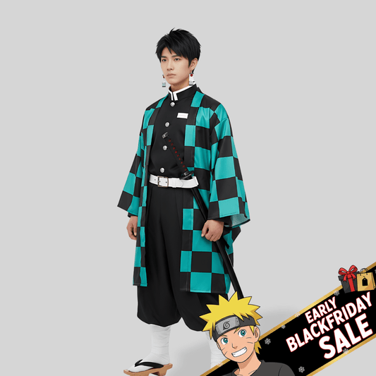 Tanjiro Cosplay - Demon Slayer - craftedbykaiyo