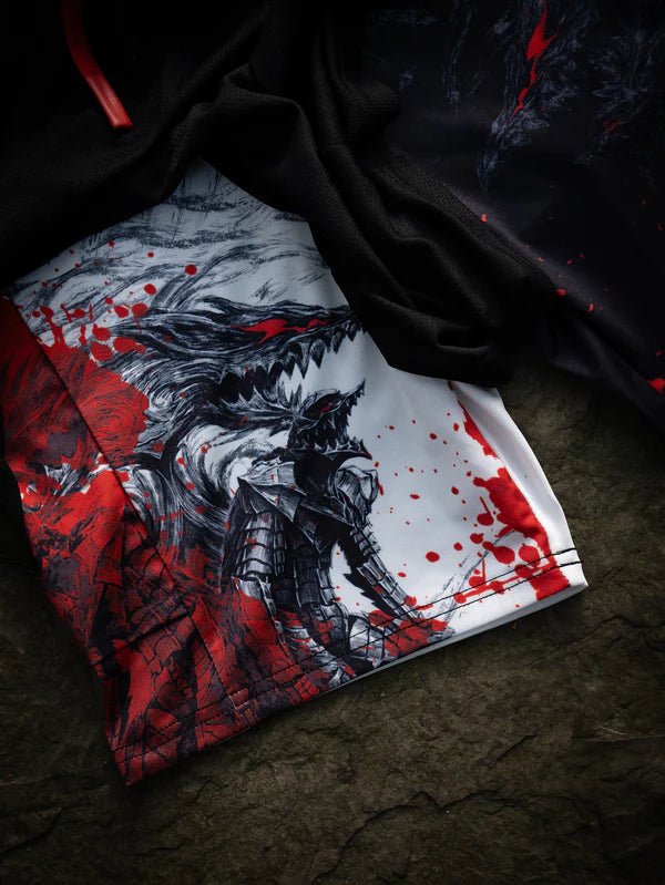 Black Swordsman Performance Shorts - craftedbykaiyo