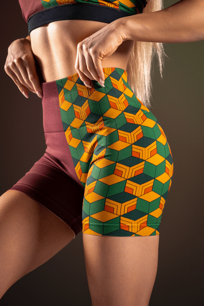 Water Hashira Seamless Shorts - craftedbykaiyo