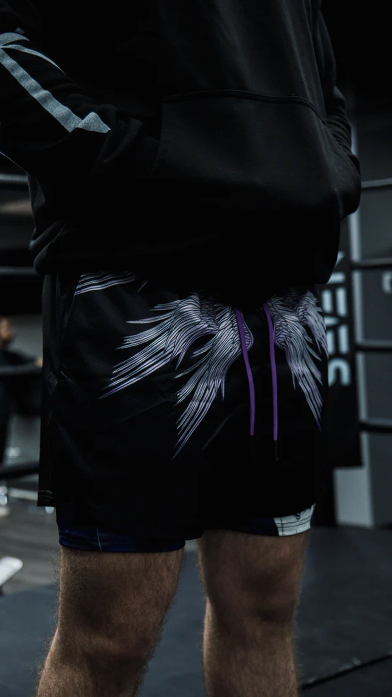 Wings of Oblivion Performance Shorts - craftedbykaiyo