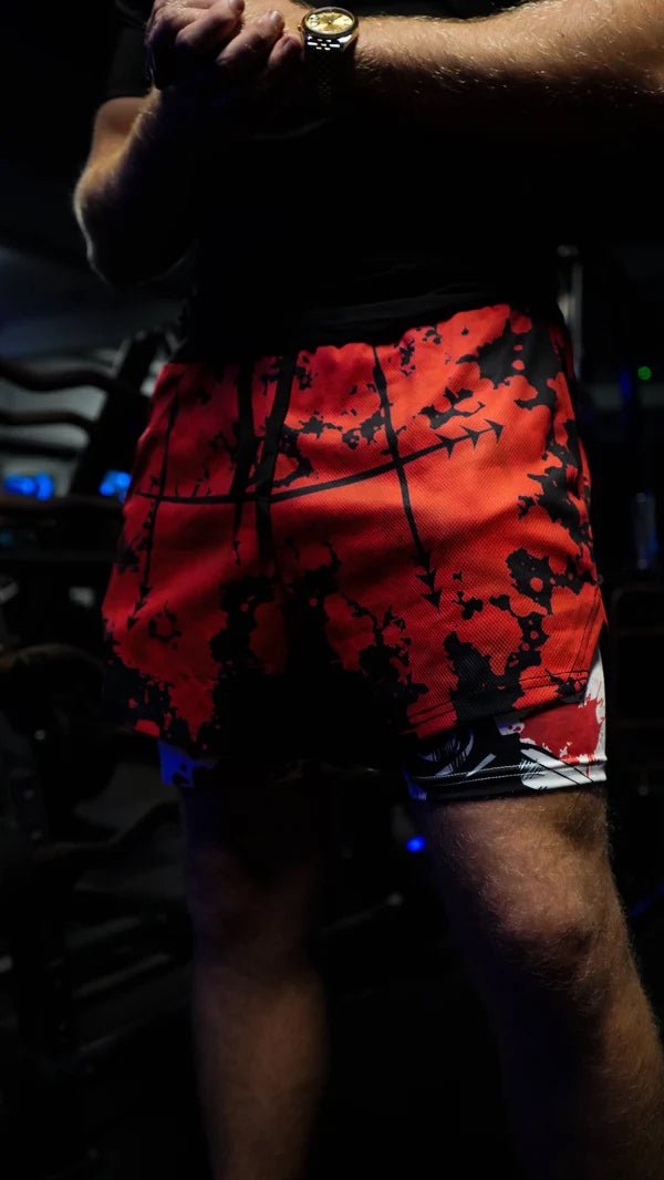 Blood Warrior Performance Shorts - craftedbykaiyo