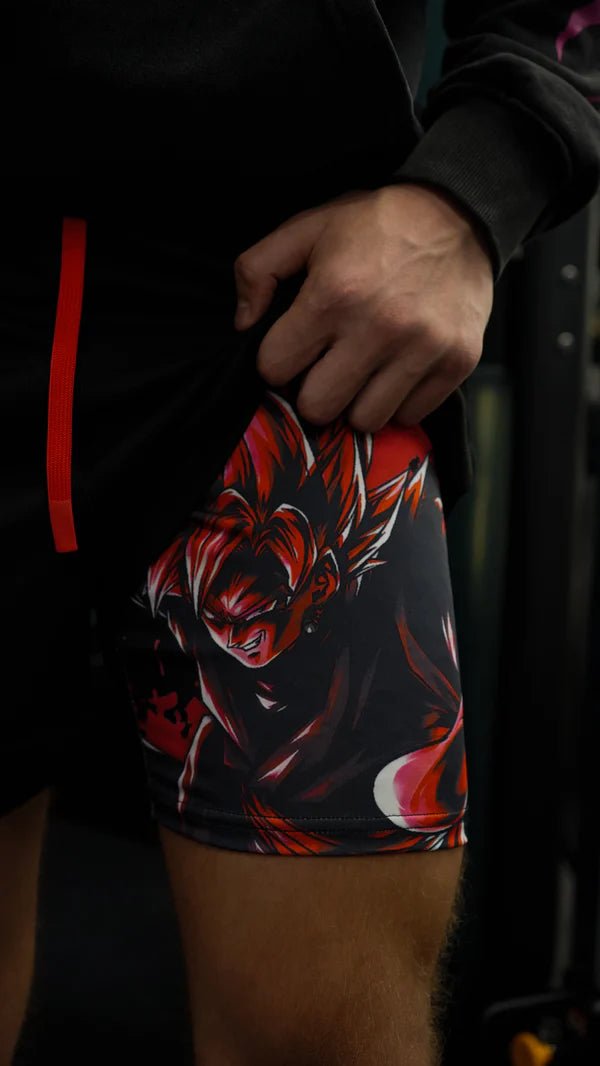 Black Warrior Performance Shorts - craftedbykaiyo