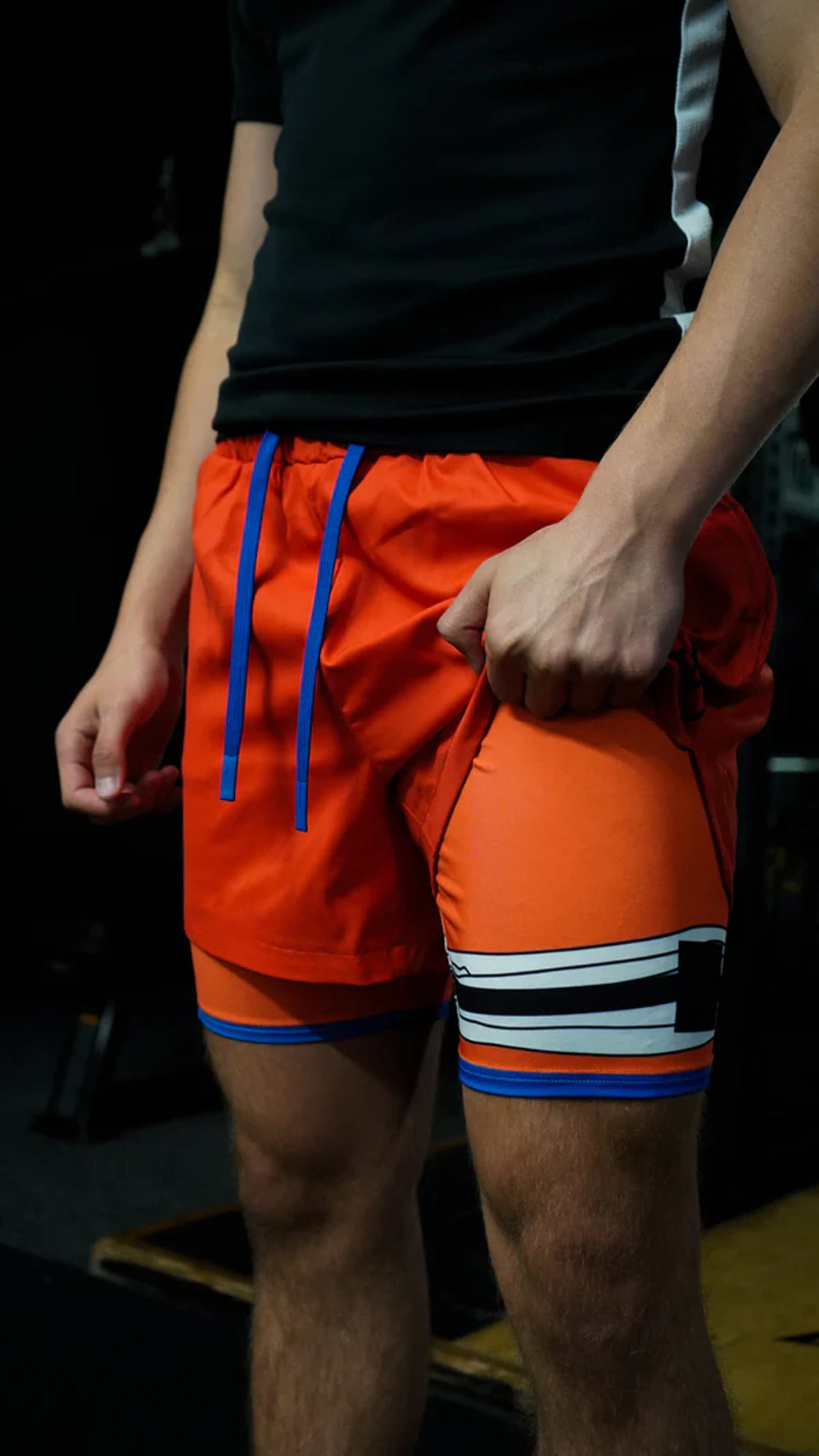 Orange Uniform Performance Shorts - craftedbykaiyo