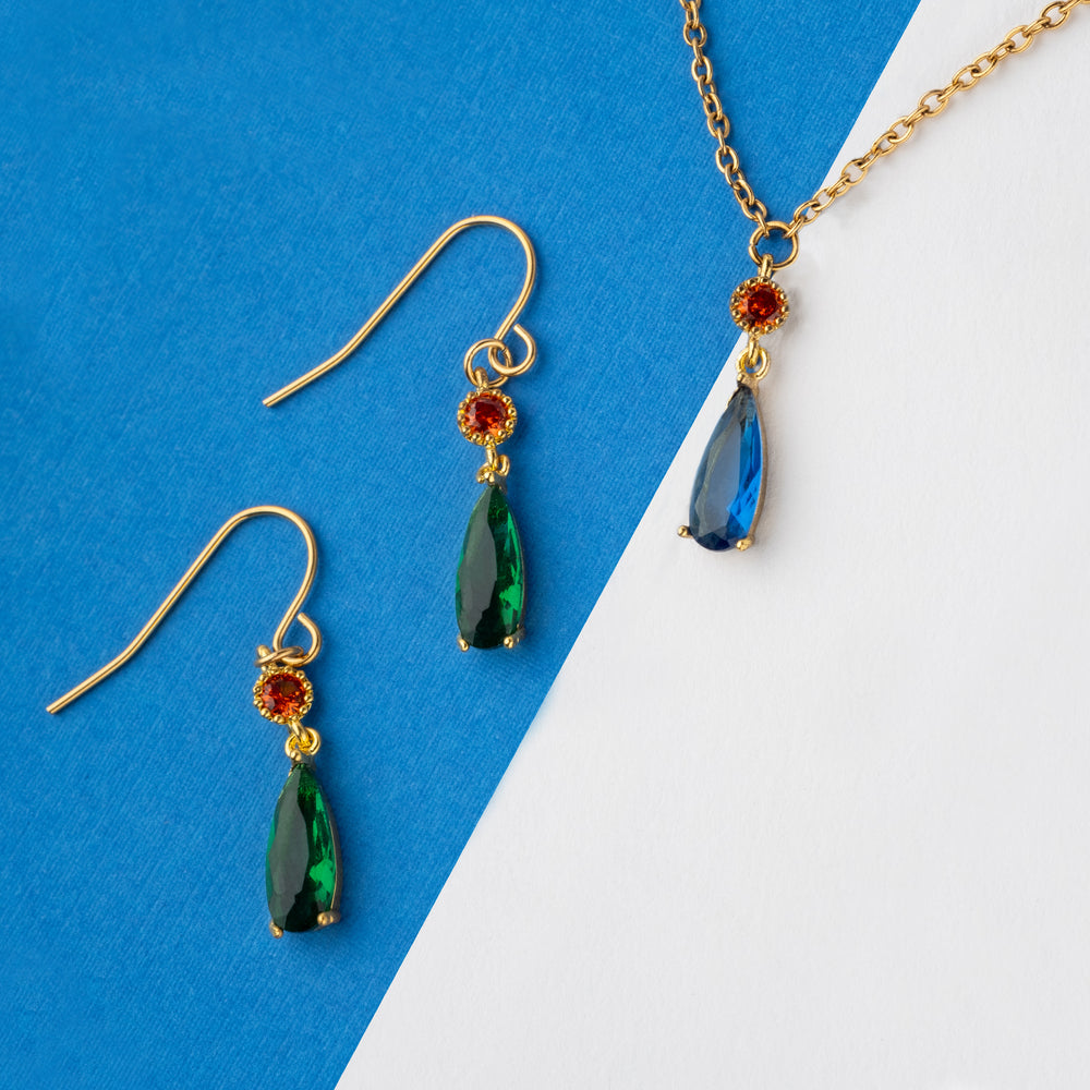 Howls Moving Castle - Necklace + Earring Set - craftedbykaiyo
